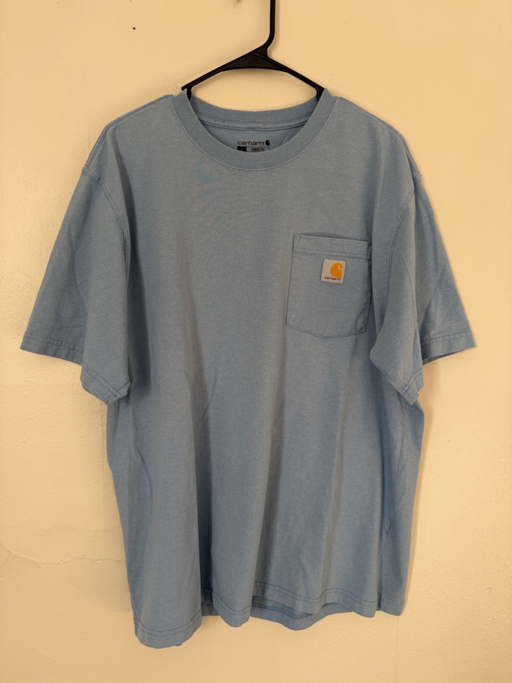 Carhartt Light Blue Short-Sleeve Pocket Tee